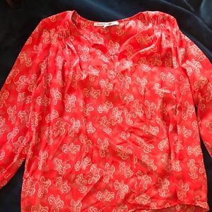 Coral blouse. Size L.